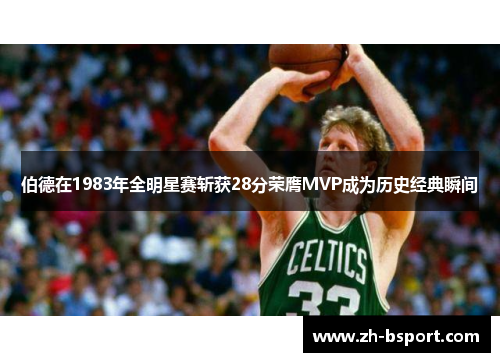 伯德在1983年全明星赛斩获28分荣膺MVP成为历史经典瞬间