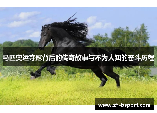 马匹奥运夺冠背后的传奇故事与不为人知的奋斗历程